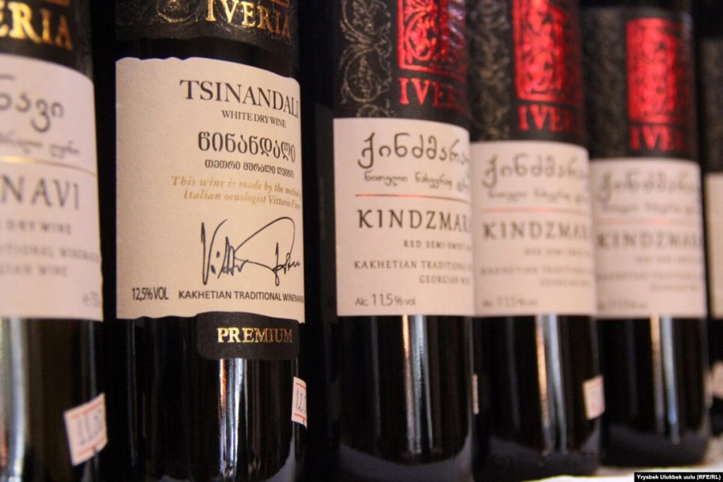 На долю России пришлось 63% грузинского винного экспорта